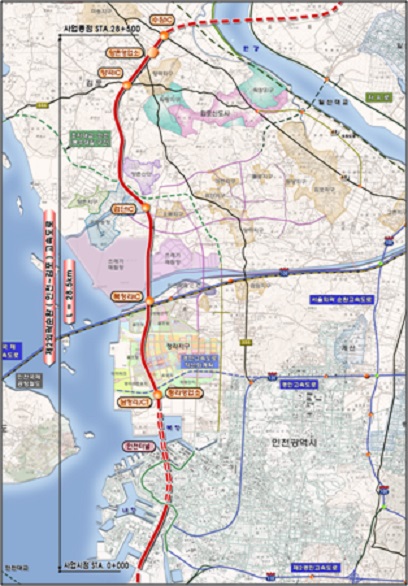 仁川-金浦高速公路交通量和收益分析
